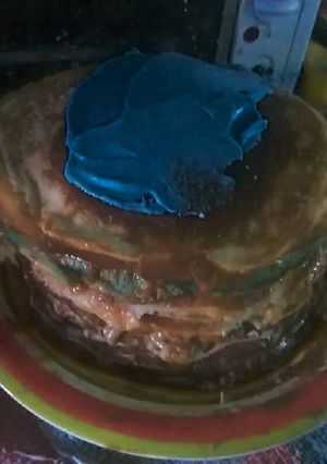 Una foto de Torta helada de panqueques