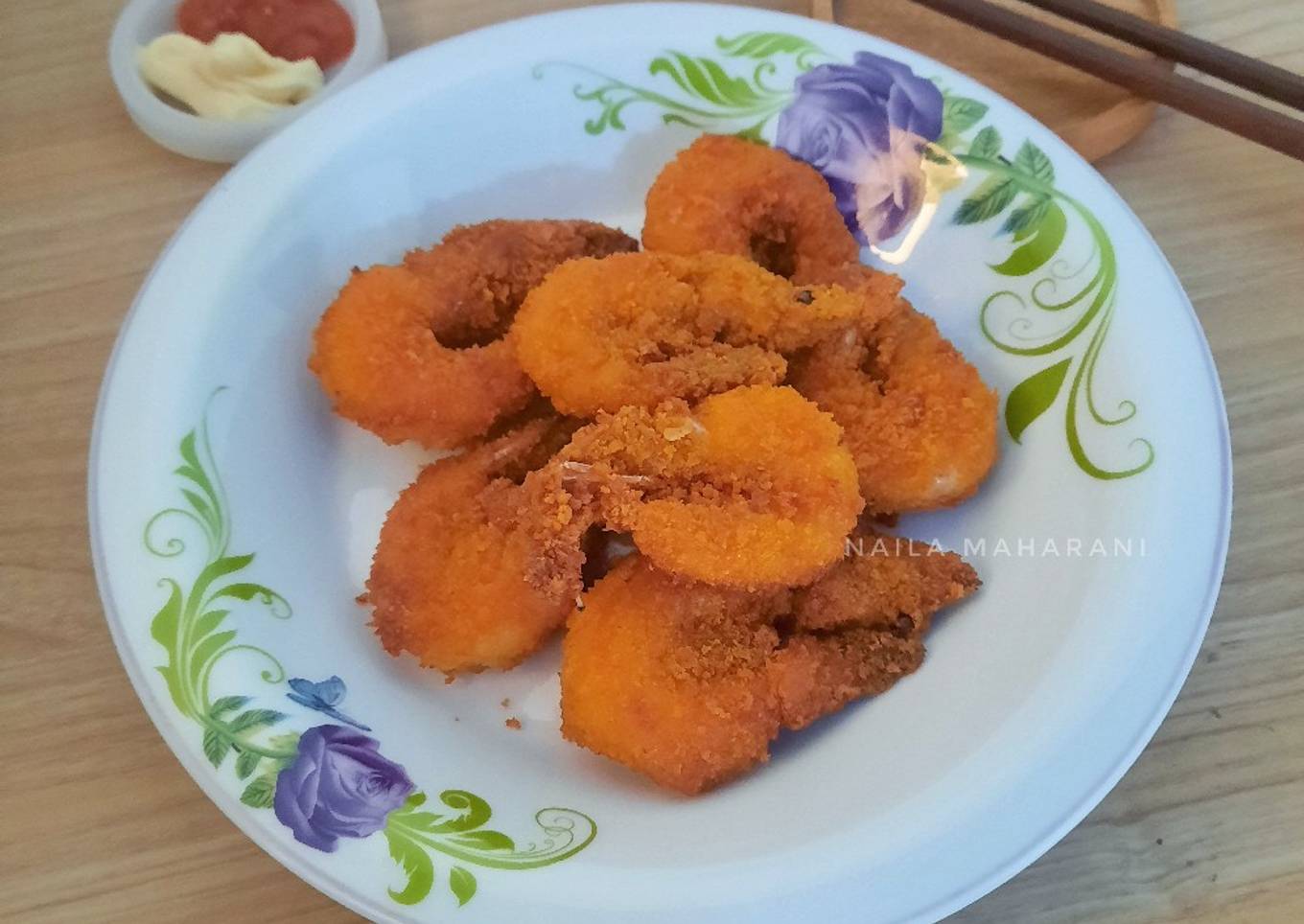 Udang katsu/ ebi furai ala hokben