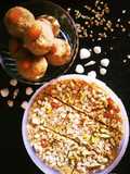 काटलु ओर गोंद के लड्डु (katlu aur gond ke ladoo recipe in Hindi)