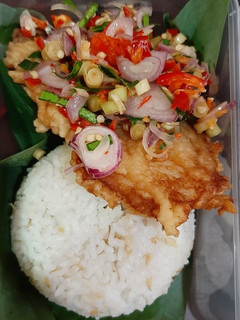 Foto resep Nasi liwet dori sambal matah