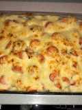 Coliflor y zanahorias gratinadas con salsa blanca