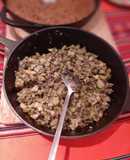 Salteado de verduras aromáticas e invernales