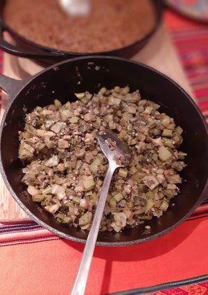 A picture of Sautéed Aromatic Winter Vegetables.