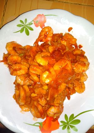 Foto resep Udang Asam Manis