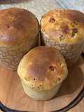 Pan dulce en batidora, sin manteca, sin amasar y 1 solo leudado