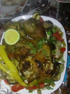 صورة لوصفة بزلوف في الفرن