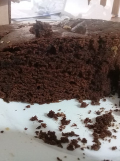 Una foto de Bizcochuelo de chocolate (apto vegano)
