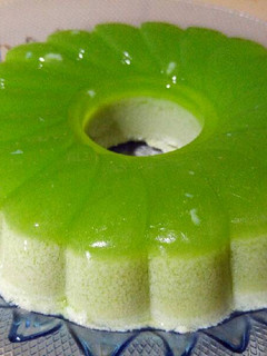 Foto resep Puding busa matcha latte 3 lapis