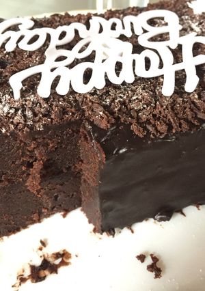 Foto resep Eggless chocolate cake