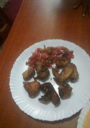 A picture of Marinated deepfried chicken #authormarathon.