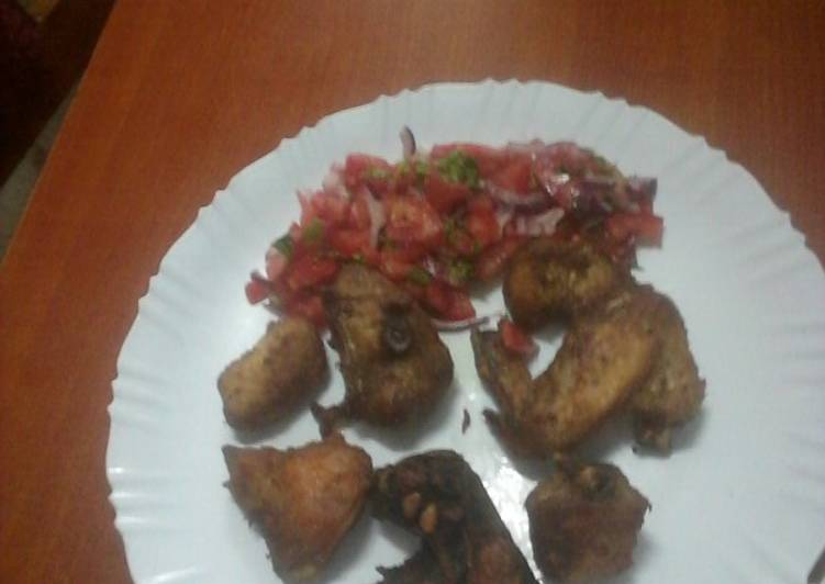 Recipe of Marinated deepfried chicken #authormarathon in 28 Minutes at Home