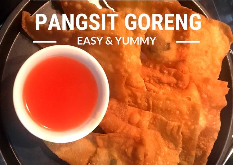 Pangsit Goreng dan Saus Asam Manis