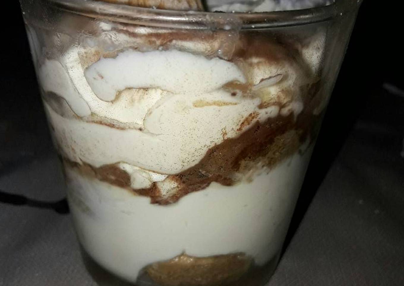 Tiramisú sin huevo