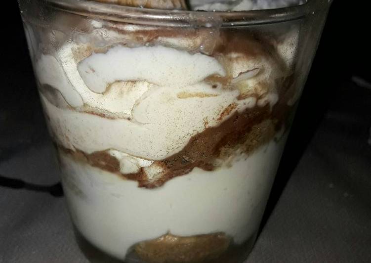 Tiramisú sin huevo