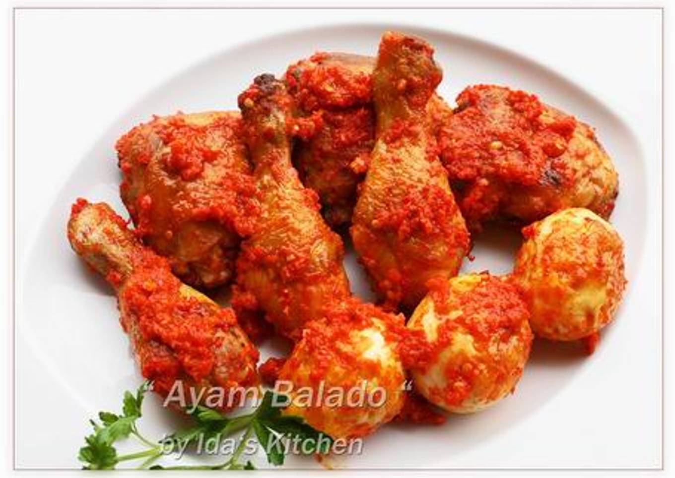 Ayam telur balado praktis