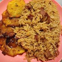 Una foto de Arroz con Bacon y otras cositas