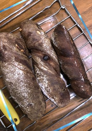 巧克力核桃黑麥麵包 的食譜成品照片