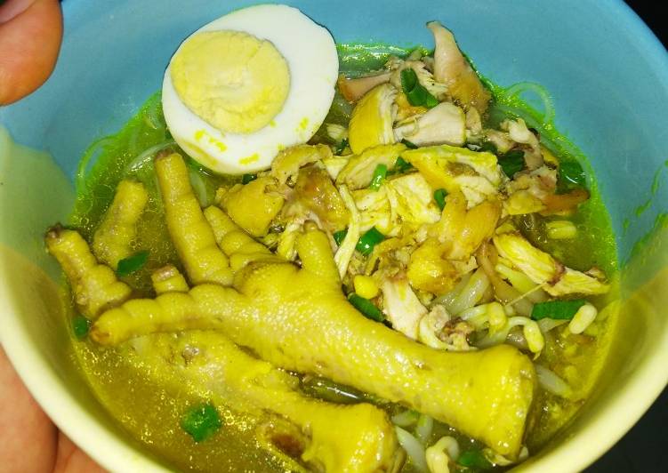 Langkah Mudah untuk Menyiapkan Soto ayam dan ceker yang Bisa Manjain Lidah