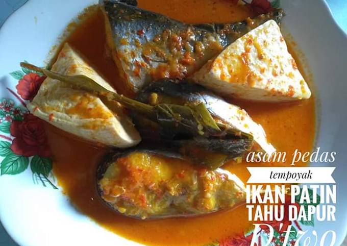 Resep Asam pedas tempoyak ikan patin campur tahu oleh Fransiska 