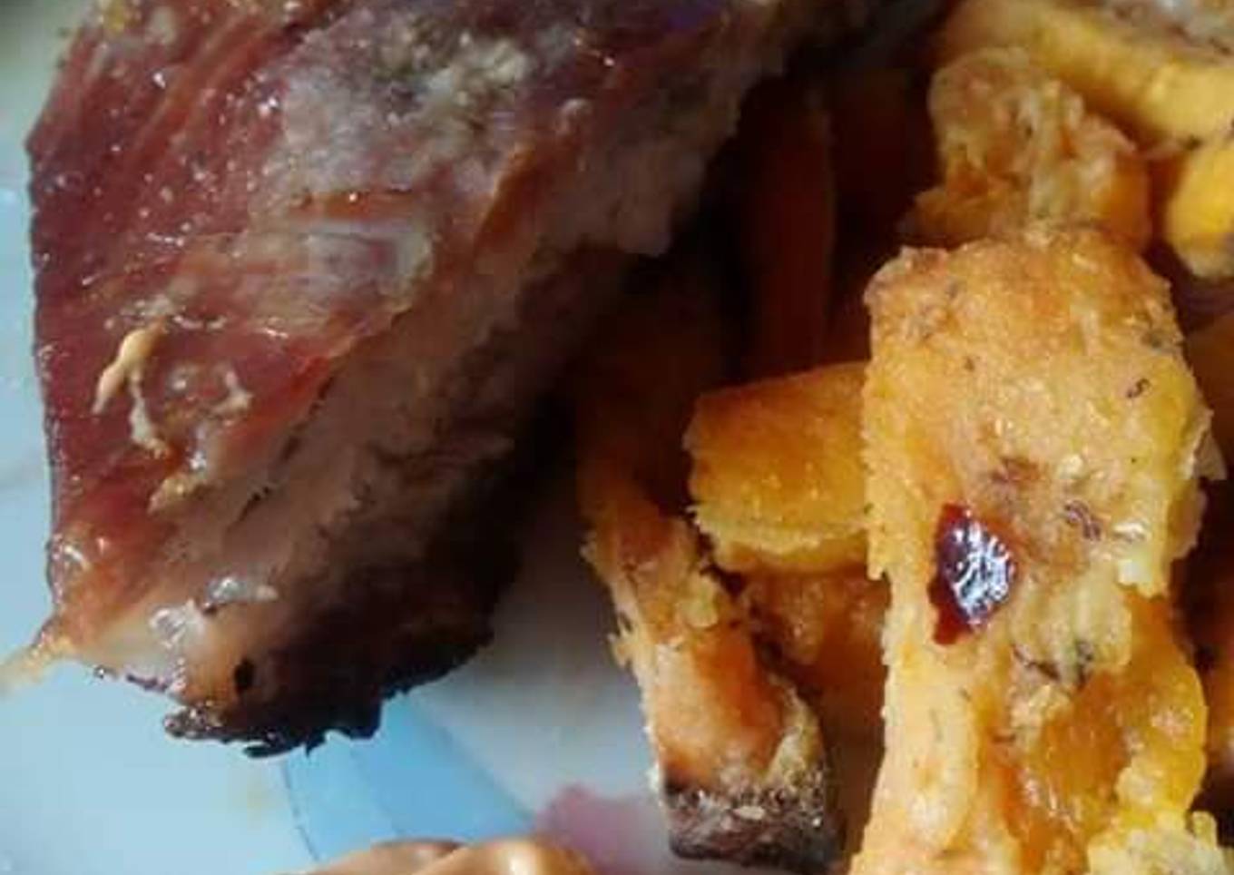 Cerdo Asado con Bastones de Calabaza!🇦🇷😍