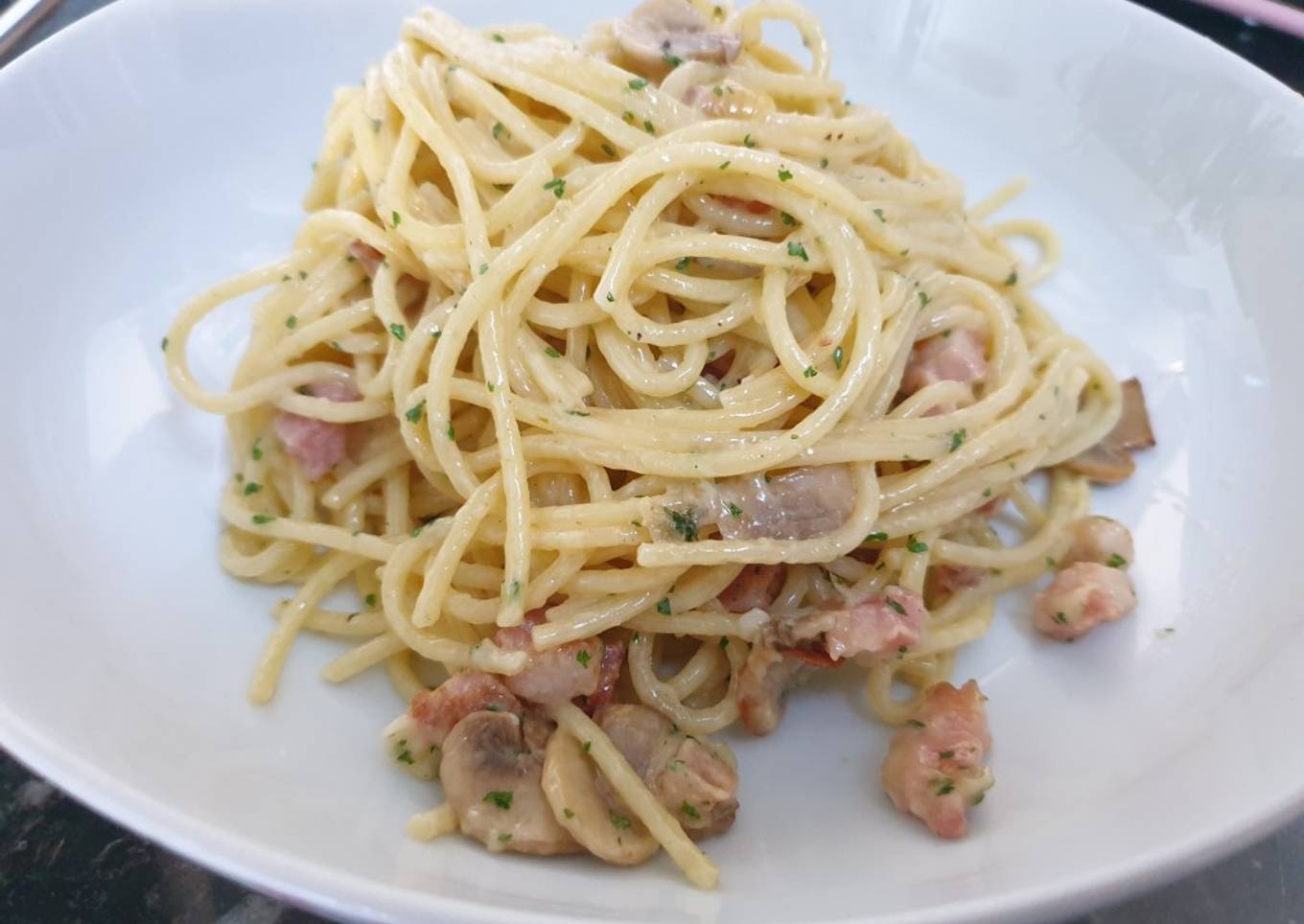 Easy No Fuss carbonara