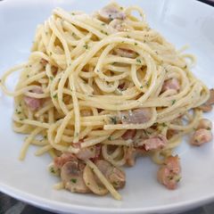 A picture of Easy No Fuss carbonara.