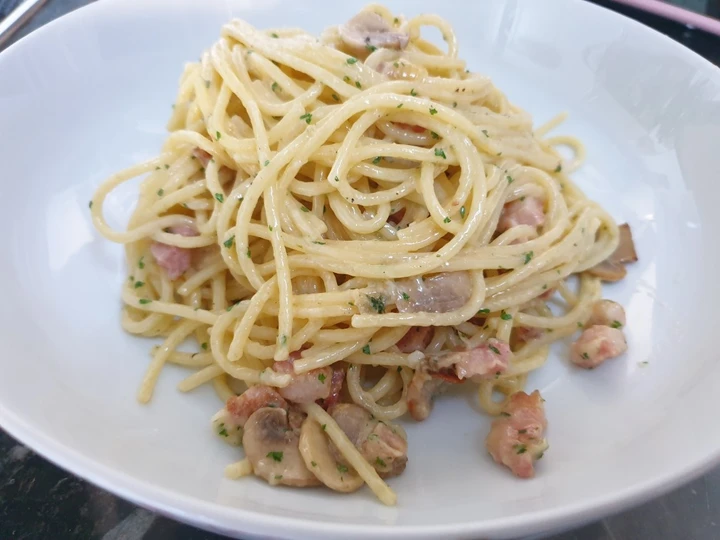 Recipe Easy No Fuss carbonara the Delicious You can take Joss in your mouth