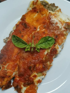 Una foto de Canelones de carne y muzzarella