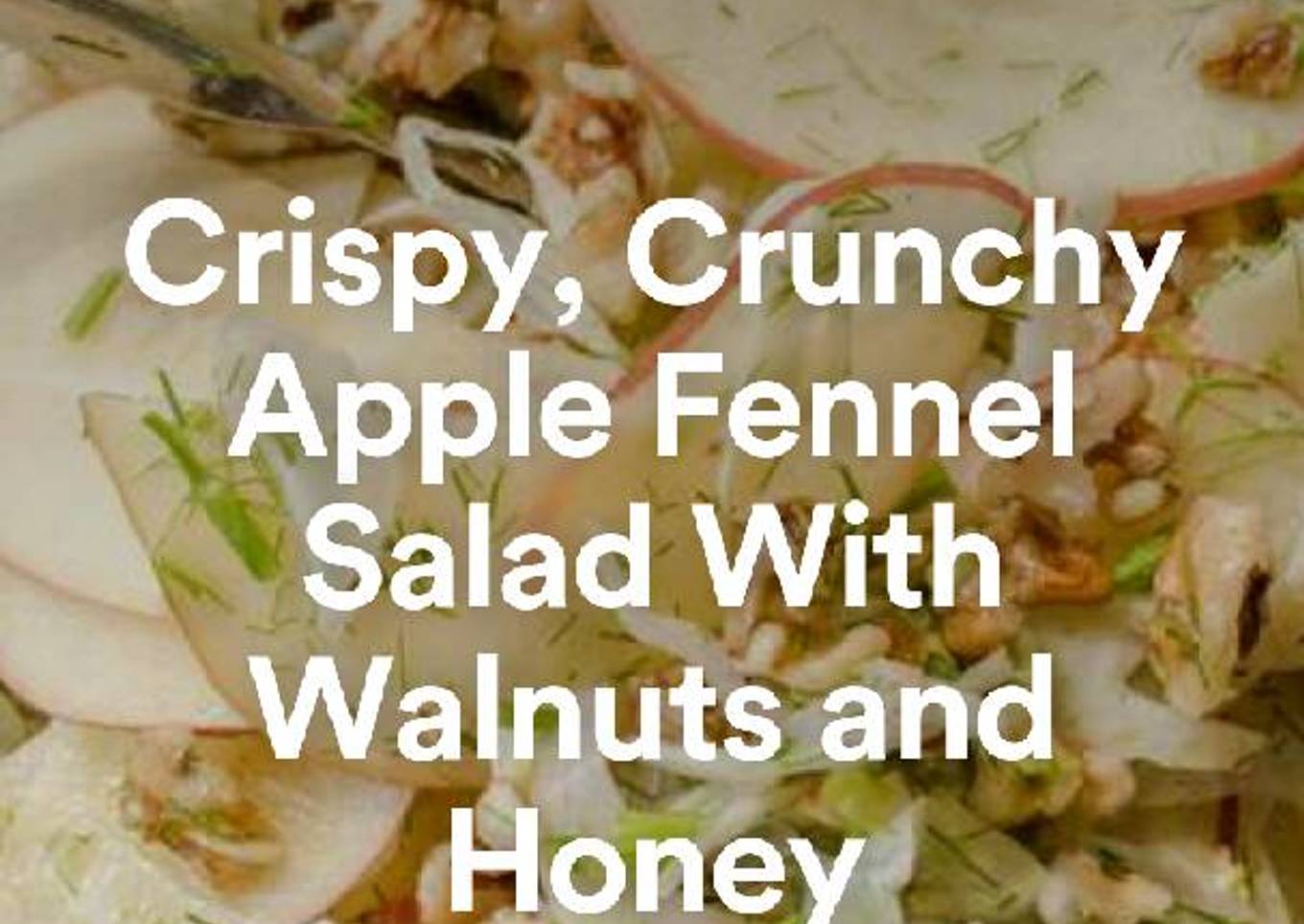 An edited version of a classic Waldorf salad!! : Chia Recipes💞