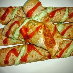 A picture of Healthy kathi roll.