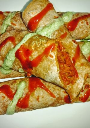 A picture of Healthy kathi roll.