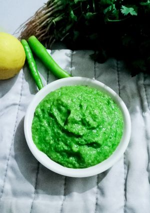 લીલી ચટણી (Green Chutney Recipe In Gujarati) રેસીપી મુખ્ય ફોટો