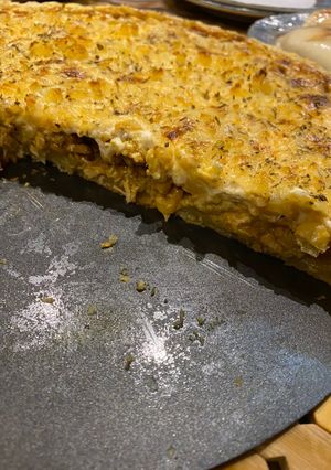 صورة لوصفة فطيرة البف باستري بالدجاج والبطاطس 😍