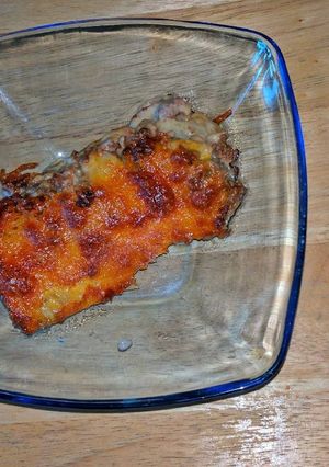 A picture of Cheesy Potato Mushroom Burger Bake.