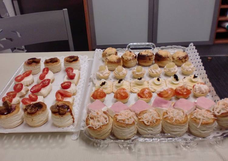 Volovanes y canapés