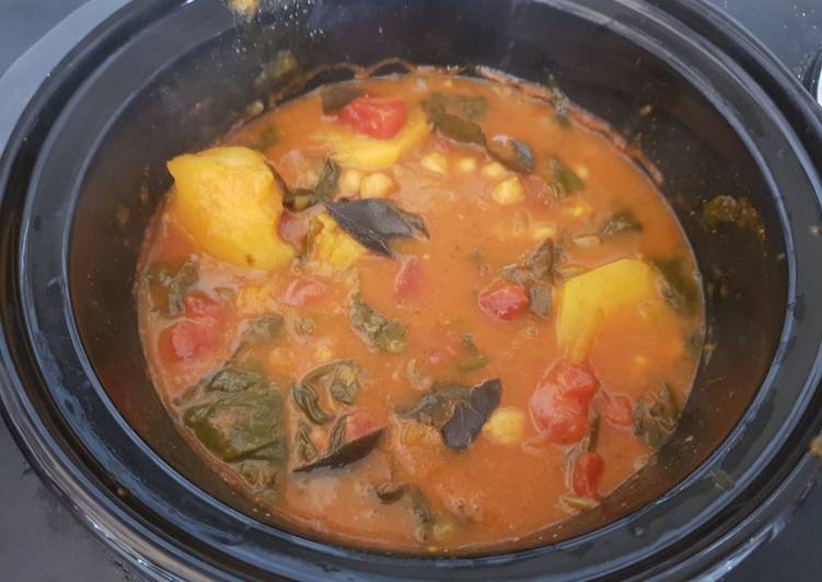 Simple Way to Make Quick My Chick Pea &amp; Spinach Curry