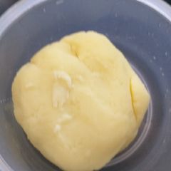 A picture of Milk powder khoya made in microwave.