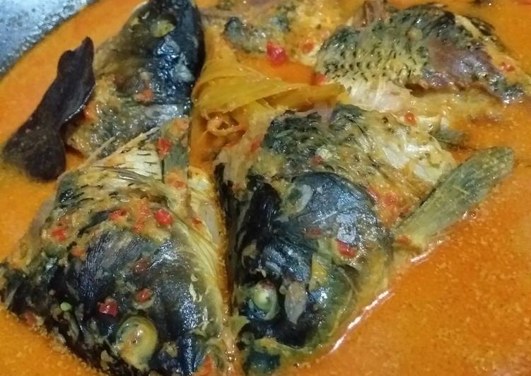 Resep Ikan mas kuah santan Lezat