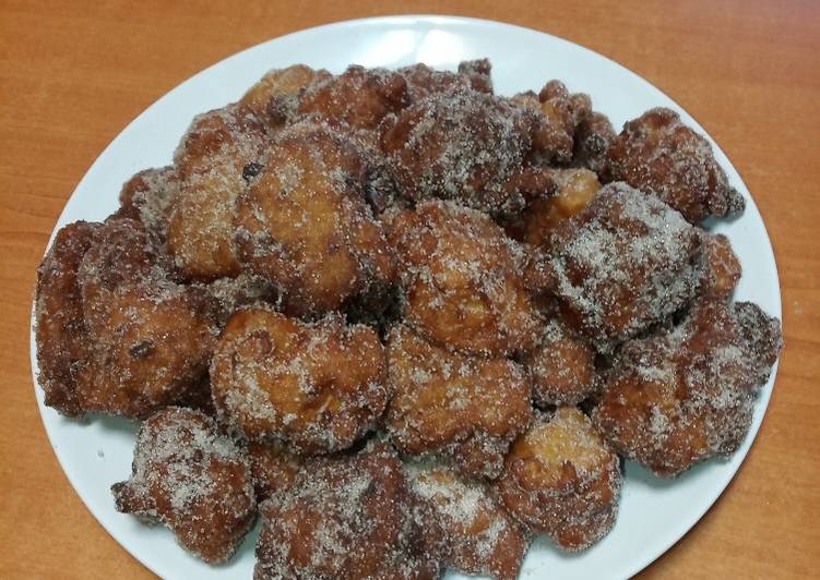 Buñuelos de manzana en MC