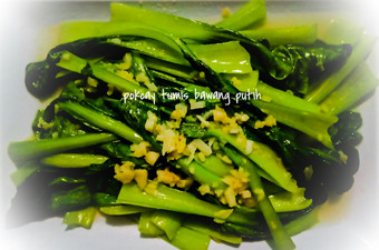 Langkah Mudah untuk Menyiapkan Pokcay tumis bawang putih Kekinian