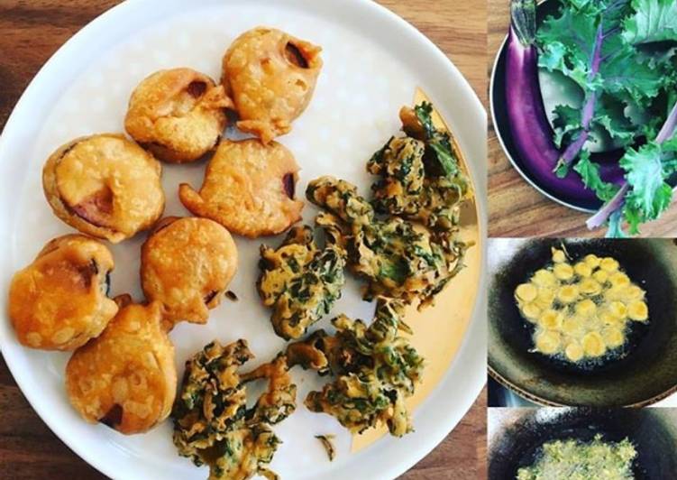 Recipe of Ultimate Kale and egg plant fritters