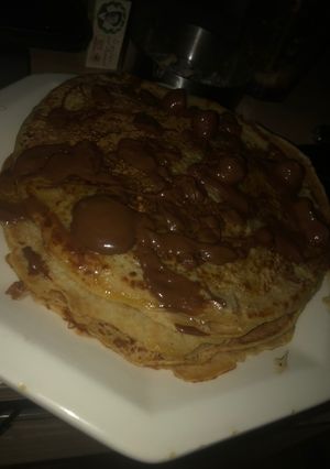Φωτογραφία της συνταγής Pancakes με σοκολατάκια