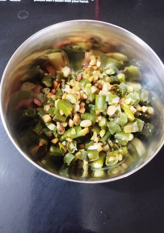 A picture of String beans sabji.