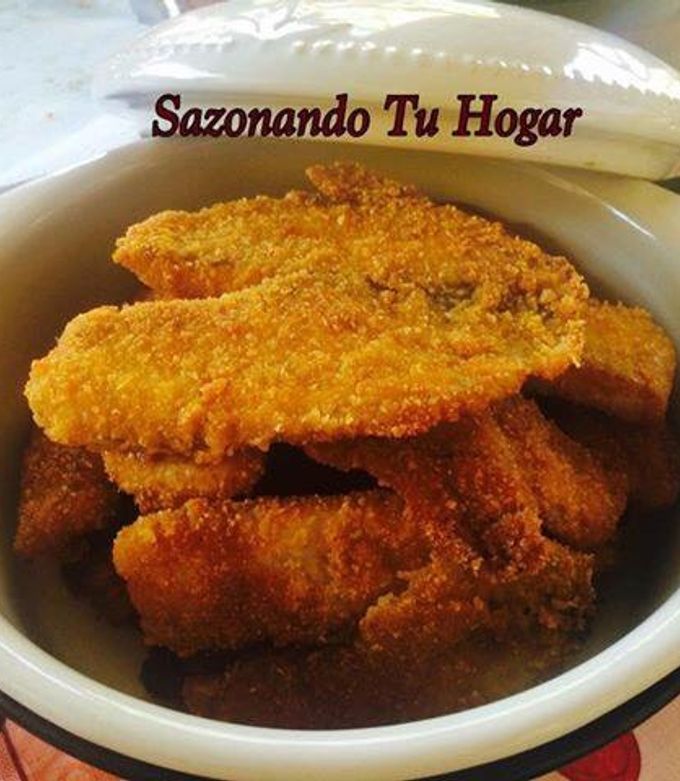 Una foto de Filete de pescado empanizado🐟🐟