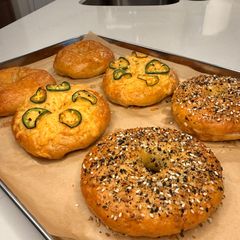 A picture of Homemade Bagels.