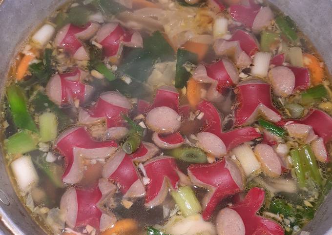 Resep Sup Sayur Dengan Sosis Oleh Azizah Cookpad