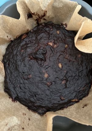 Banános brownie recept fotója