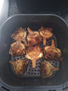 Una foto de Alcachofas asadas en Airfryer