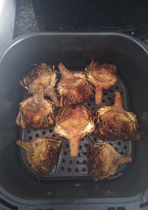 Una foto de Alcachofas asadas en Airfryer