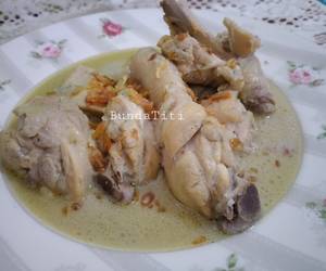 Resep mudah 461.Opor Ayam Simple Gurih Mantul